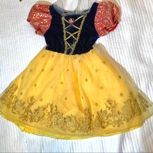 Authentic Disney Snow White Princess Costume Party Dress 4-6x